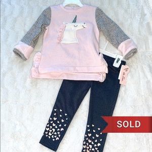 ✨NWT✨ Little Lass 2-Piece Outfit Size 24M